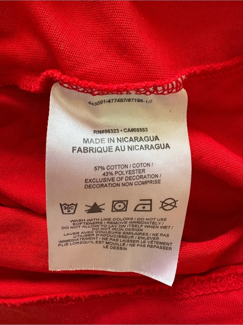Nike Red “SACTOWN” Short Sleeve Crewneck Tee Size Large